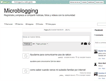 Tablet Screenshot of microblog.portalestematicos.com